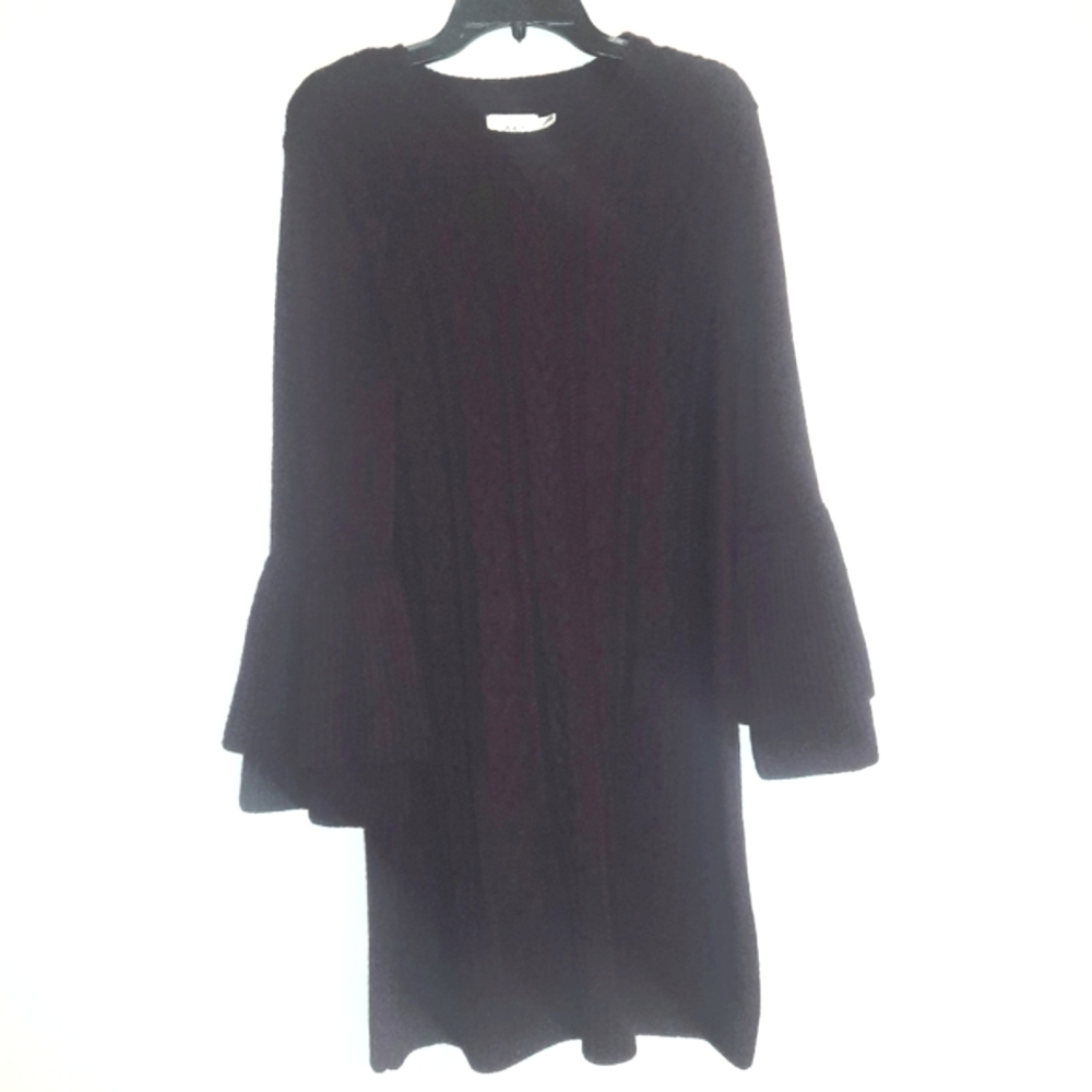 Burgundy Cable Knit Sweater or Sweater Dress
